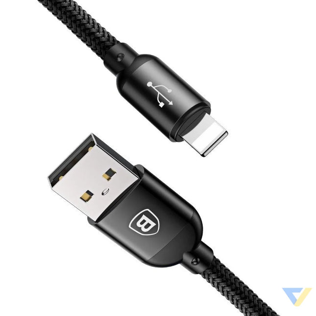 Baseus 3in1 Cable USB C / Lightning / Micro 3,5A 0,3m (Black) Combo Cables