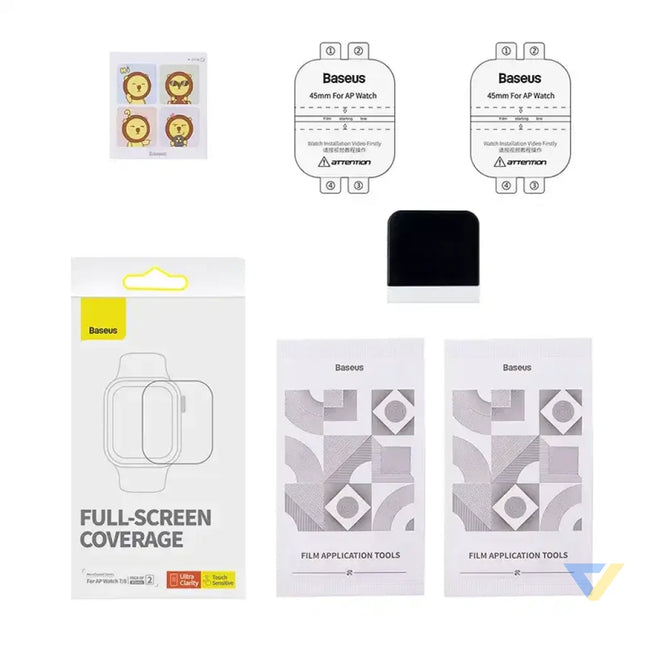 Baseus 45mm Protective Film for AP Watch 7/8 Clear For smartwatches
