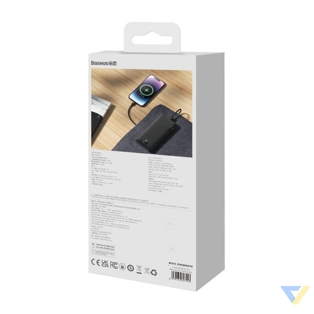 Baseus Airpow 10000mAh 20W powerbank (black) Powerbanks