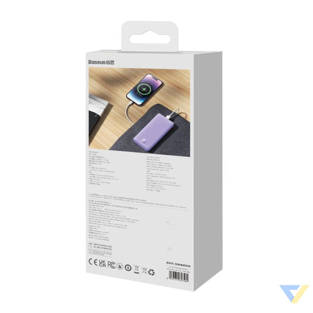 Baseus Airpow 10000mAh 20W Powerbank (purple) Powerbanks