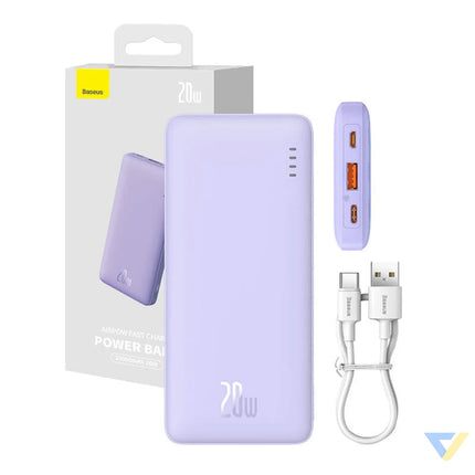 Baseus Airpow 10000mAh 20W Powerbank (purple) Powerbanks