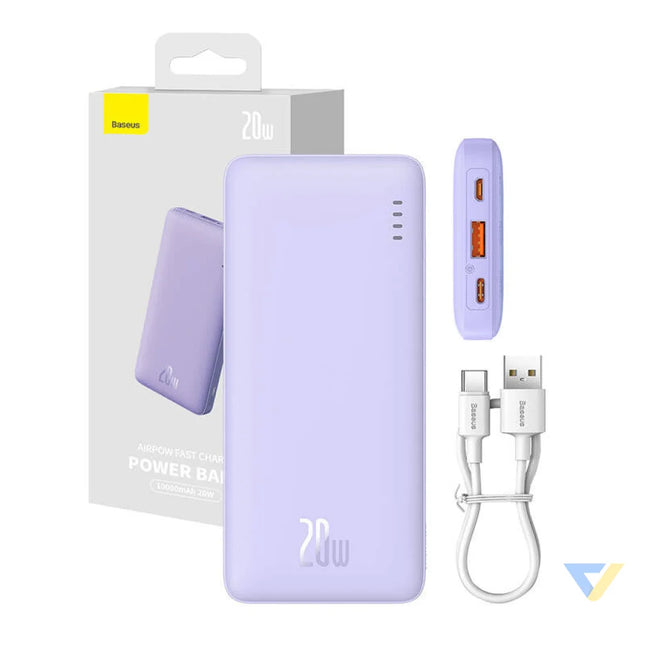 Baseus Airpow 10000mAh 20W Powerbank (purple) Powerbanks
