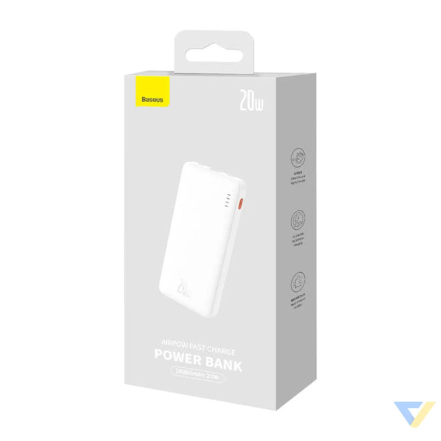 Baseus Airpow 10000mAh 20W powerbank (white) Powerbanks