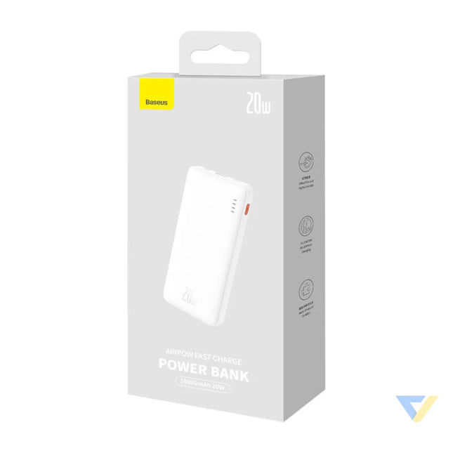 Baseus Airpow 10000mAh 20W powerbank (white) Powerbanks