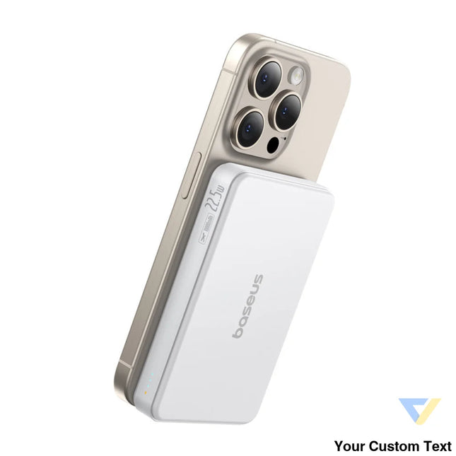Baseus Airpow2 Qi2 magnetic powerbank 10000mAh 22.5W (white) Powerbanks