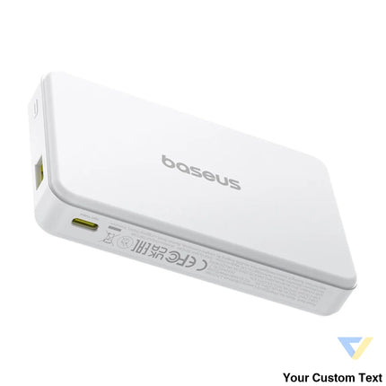 Baseus Airpow2 Qi2 magnetic powerbank 10000mAh 22.5W (white) Powerbanks