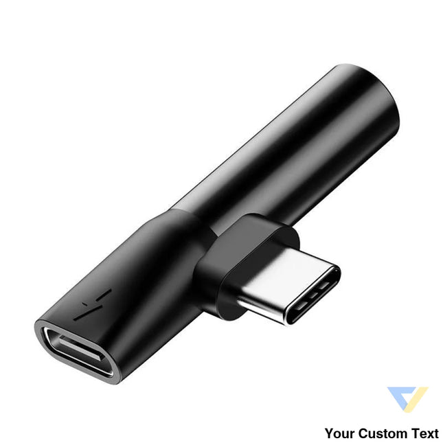 Baseus Audio Adapter USB C to Mini Jack 3.5mm + USB C (black) Audio adapters
