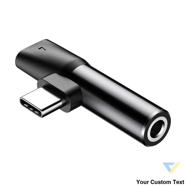 Baseus Audio Adapter USB C to Mini Jack 3.5mm + USB C (black) Audio adapters