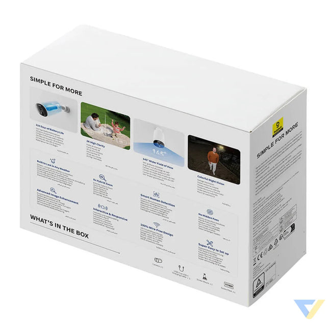 Baseus B1 2k Outdoor Camera (White) IP cameras