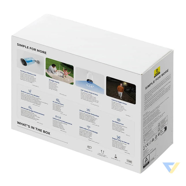Baseus B1 2k Outdoor Camera (White) IP cameras
