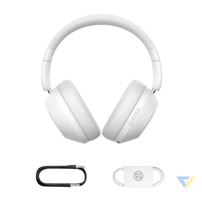 Baseus Bass 30 Max Wireless Headphones (white) Over ear