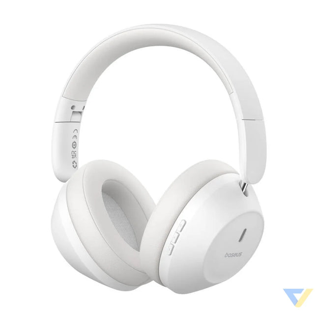 Baseus Bass 30 Max Wireless Headphones (white) Over ear