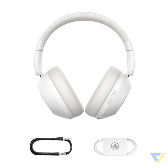 Baseus Bass 30 Max Wireless Headphones (white) Over ear