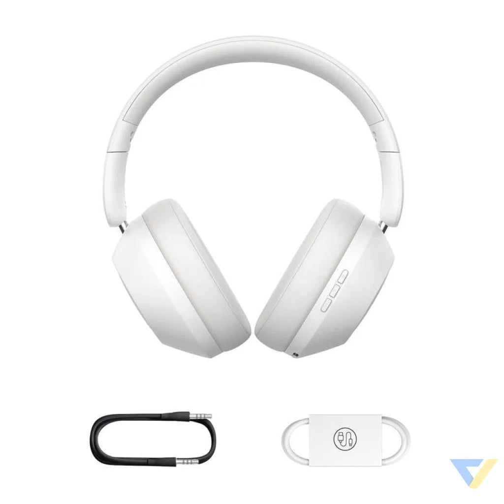 Baseus Bass 30 Max Wireless Headphones (white) Over ear