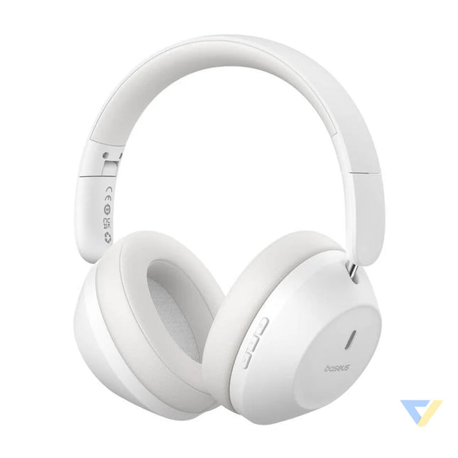 Baseus Bass 30 Max Wireless Headphones (white) Over ear
