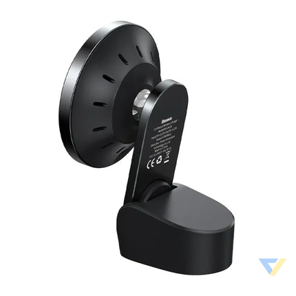 Baseus Big Energy car mount with wireless charger 15W for Iphone 12 / Iphone 13 (Black) Phone holders