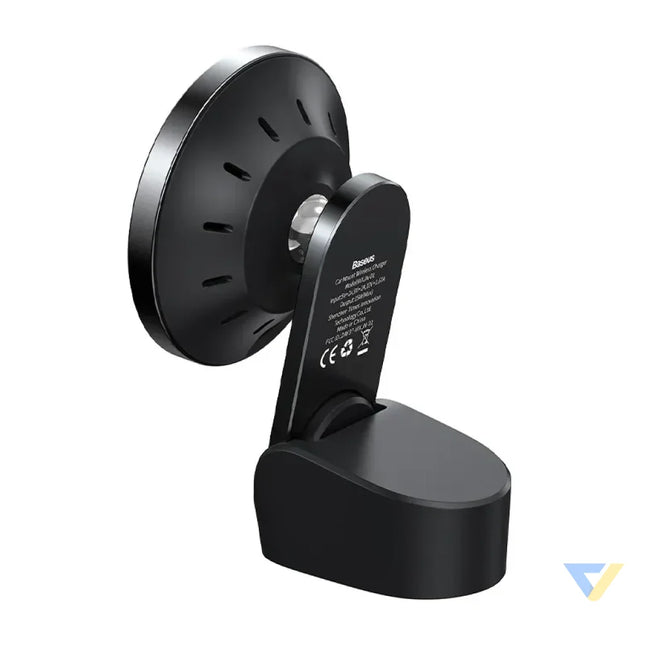 Baseus Big Energy car mount with wireless charger 15W for Iphone 12 / Iphone 13 (Black) Phone holders