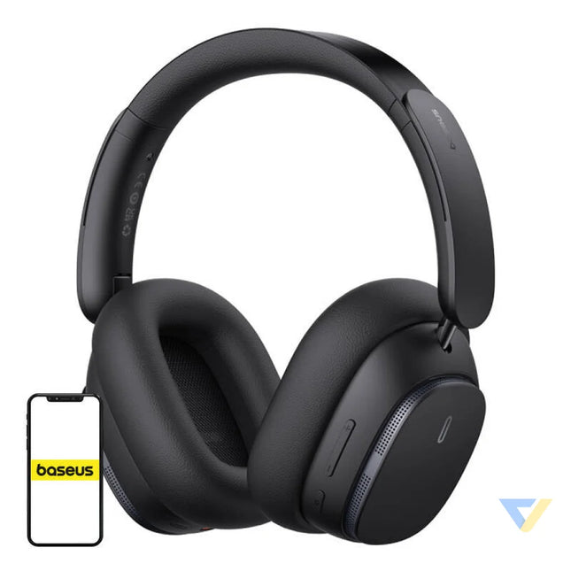 Baseus Bowie H1 Wireless Headphones Bluetooth 5.2 (black) Over ear