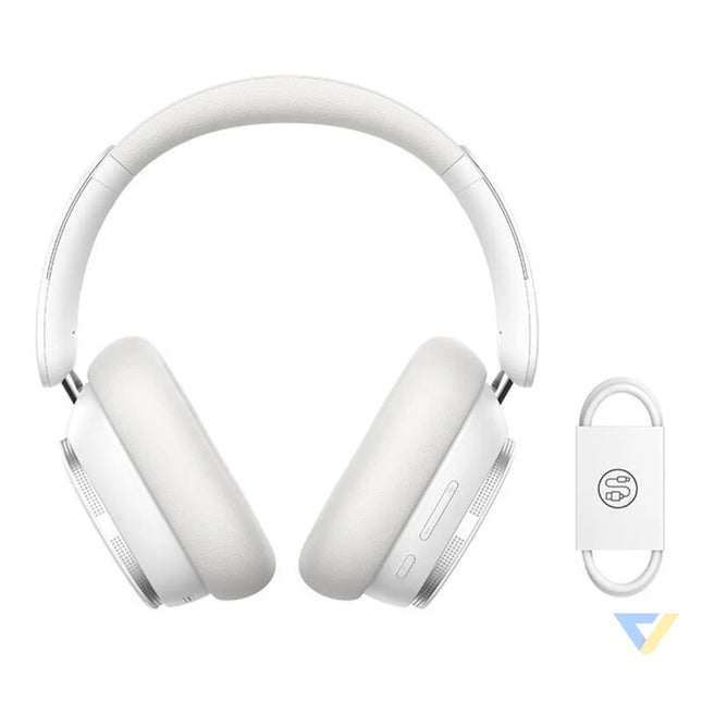 Baseus Bowie H1 Wireless Headphones Bluetooth 5.2 (white) Over ear