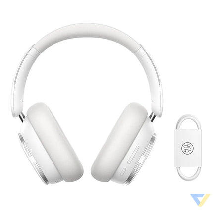 Baseus Bowie H1 Wireless Headphones Bluetooth 5.2 (white) Over ear