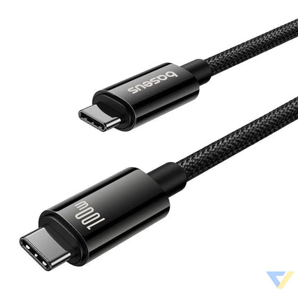 Baseus Cable USB Tungsten Gold USB C to USB C 100W 1,5m (black) USB C to USB C