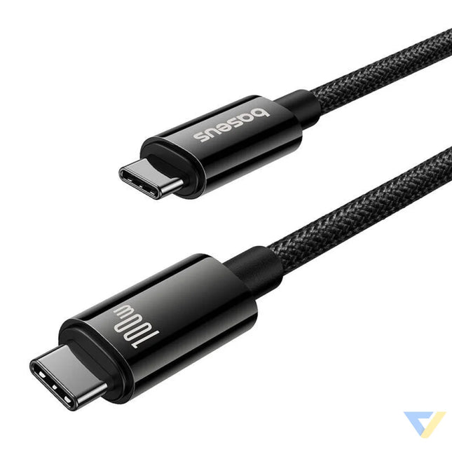 Baseus Cable USB Tungsten Gold USB C to USB C 100W 1,5m (black) USB C to USB C