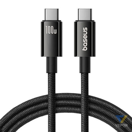Baseus Cable USB Tungsten Gold USB C to USB C 100W 1,5m (black) USB C to USB C