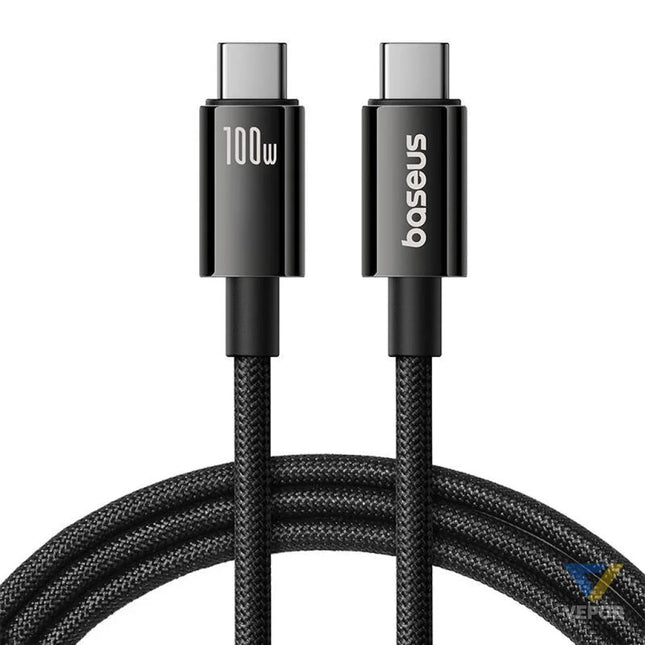 Baseus Cable USB Tungsten Gold USB C to USB C 100W 1,5m (black) USB C to USB C