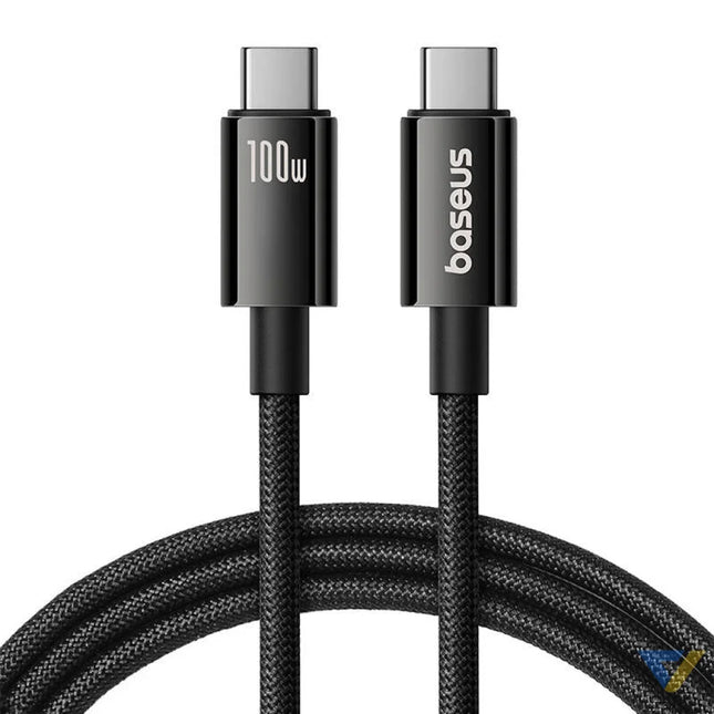 Baseus Cable USB Tungsten Gold USB C to USB C 100W 1,5m (black) USB C to USB C