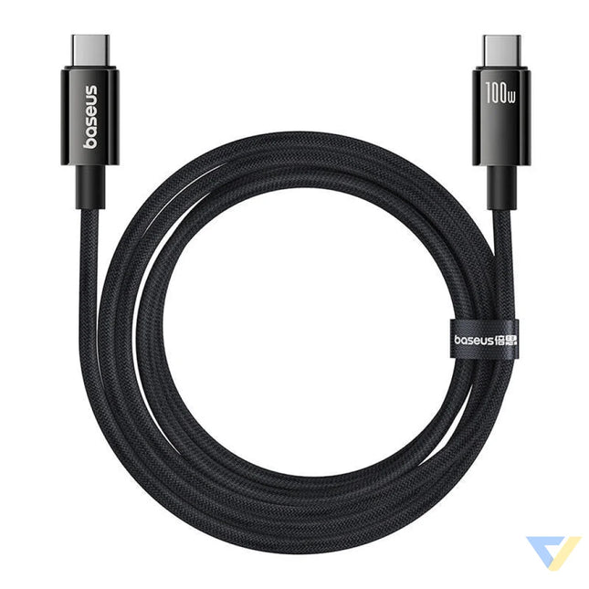 Baseus Cable USB Tungsten Gold USB C to USB C 100W 1,5m (black) USB C to USB C