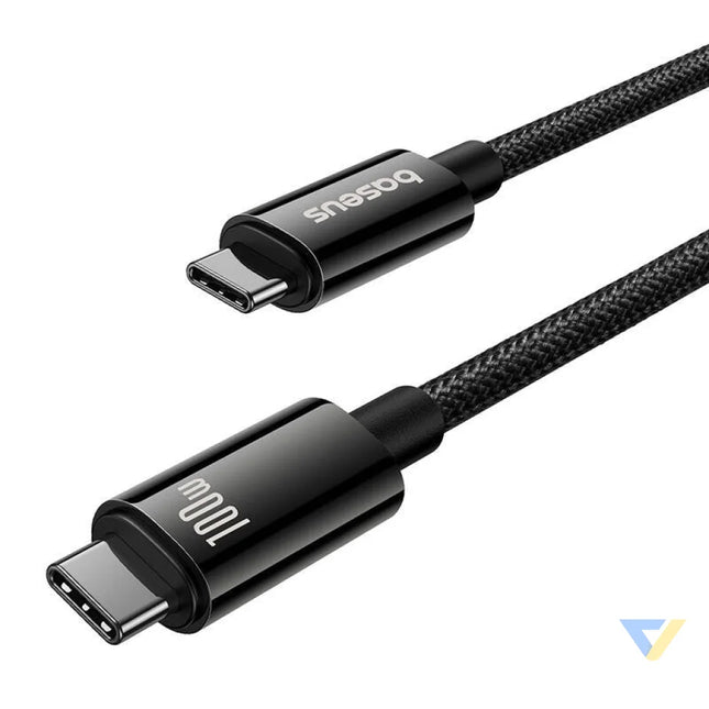 Baseus Cable USB Tungsten Gold USB C to USB C 100W 1,5m (black) USB C to USB C