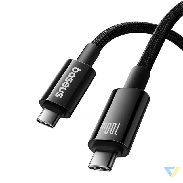 Baseus Cable USB Tungsten Gold USB C to USB C 100W 1,5m (black) USB C to USB C