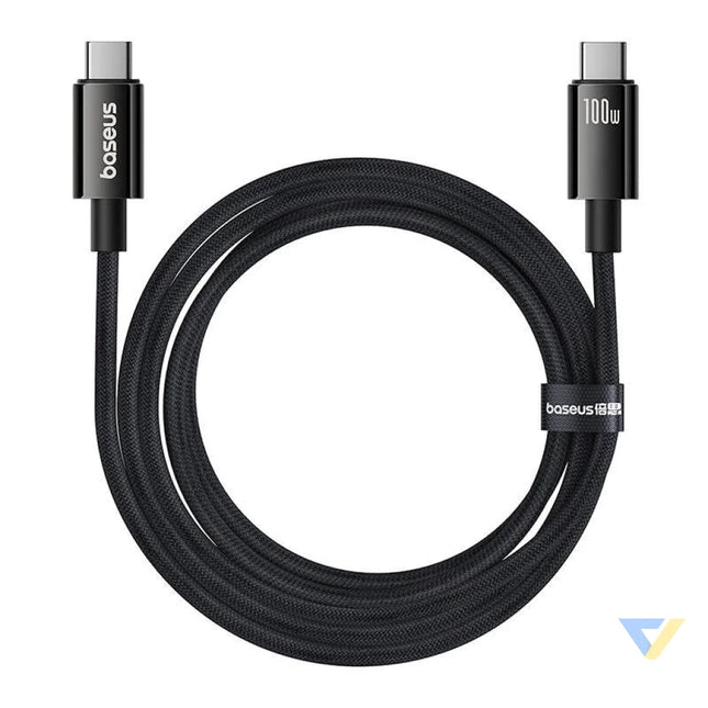 Baseus Cable USB Tungsten Gold USB C to USB C 100W 1,5m (black) USB C to USB C