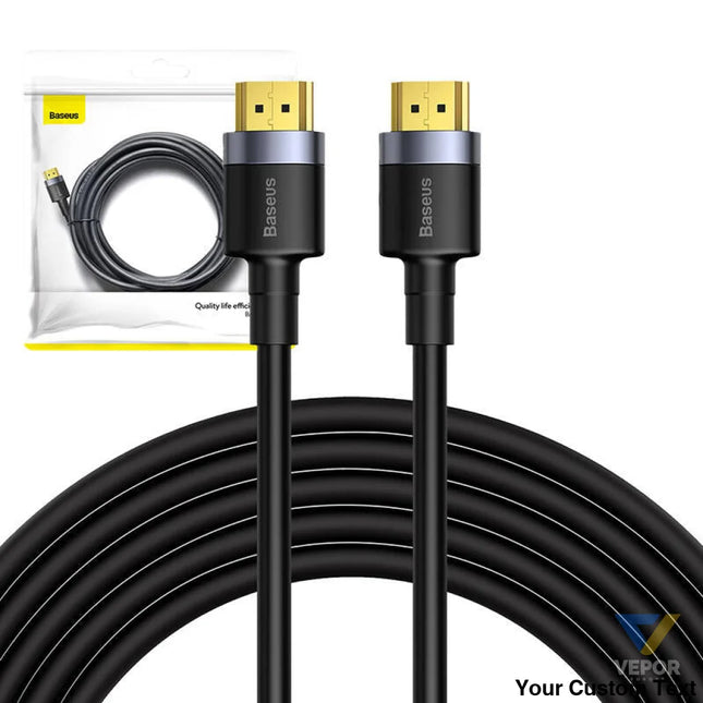 Baseus Cafule 4KHDMI Male To 4KHDMI Male Adapter Cable 5m Black Video cables