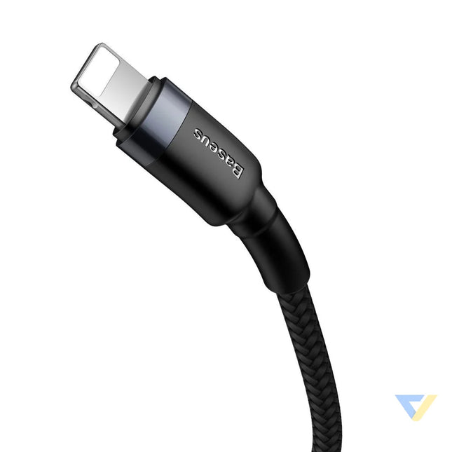 Baseus Cafule Cable Type C to iP PD 18W 1m Gray + Black USB C to Lightning