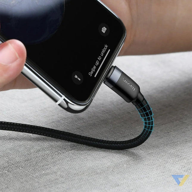 Baseus Cafule Cable Type C to iP PD 18W 1m Gray + Black USB C to Lightning