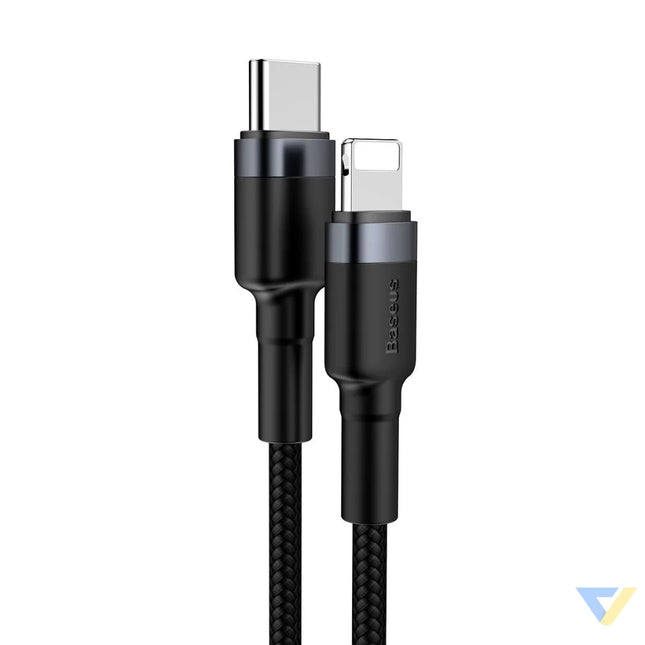 Baseus Cafule Cable Type C to iP PD 18W 1m Gray + Black USB C to Lightning