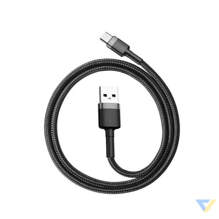 Baseus Cafule cable USB C 2A 2m (Gray + Black) USB to USB C