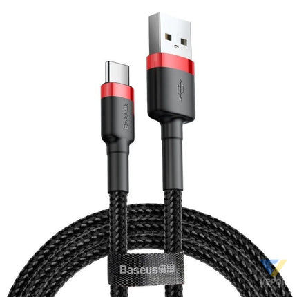 Baseus Cafule cable USB C 2A 2m (Red + Black) USB to USB C