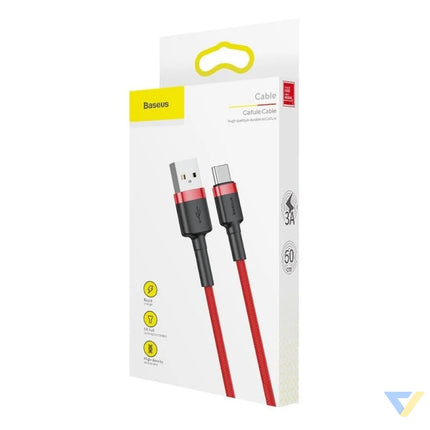 Baseus Cafule cable USB C 2A 2m (Red) USB to USB C