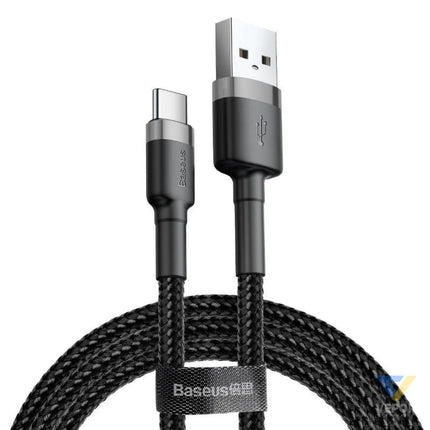 Baseus Cafule cable USB C 3A 0.5m (Gray + Black) USB to USB C