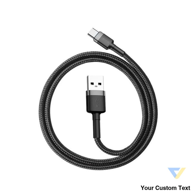 Baseus Cafule cable USB C 3A 1m (Gray + Black) USB to USB C