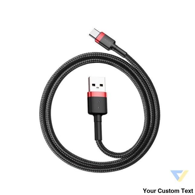 Baseus Cafule cable USB C 3A 1m (Red + Black) USB to USB C