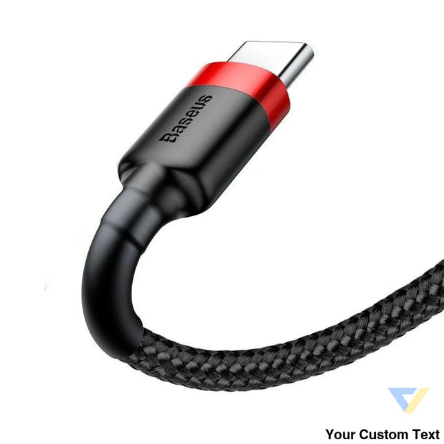 Baseus Cafule cable USB C 3A 1m (Red + Black) USB to USB C