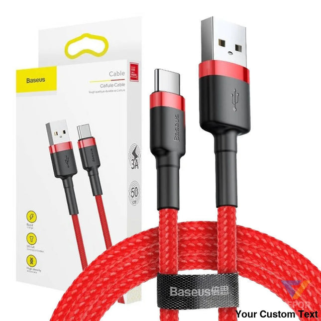 Baseus Cafule cable USB C 3A 1m (Red) USB to USB C