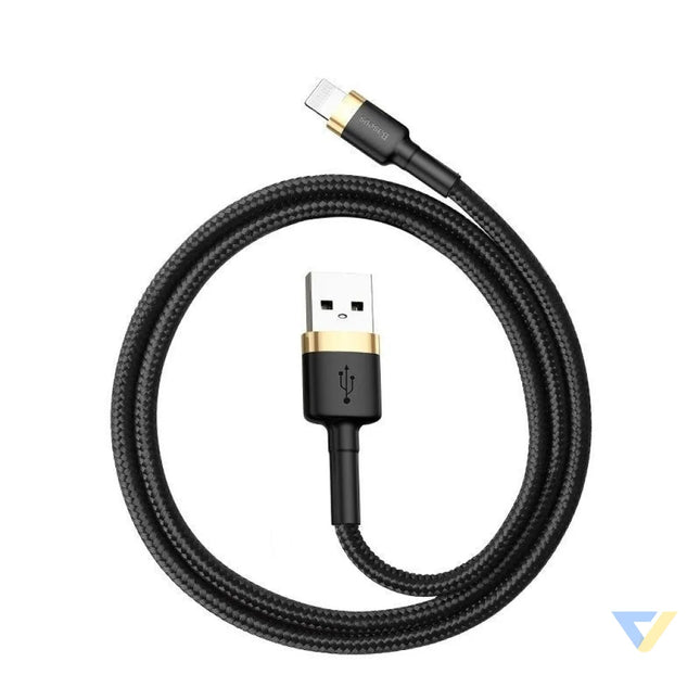 Baseus Cafule Cable USB Lightning 1.5 A 2m (Gold + Black) USB to Lightning