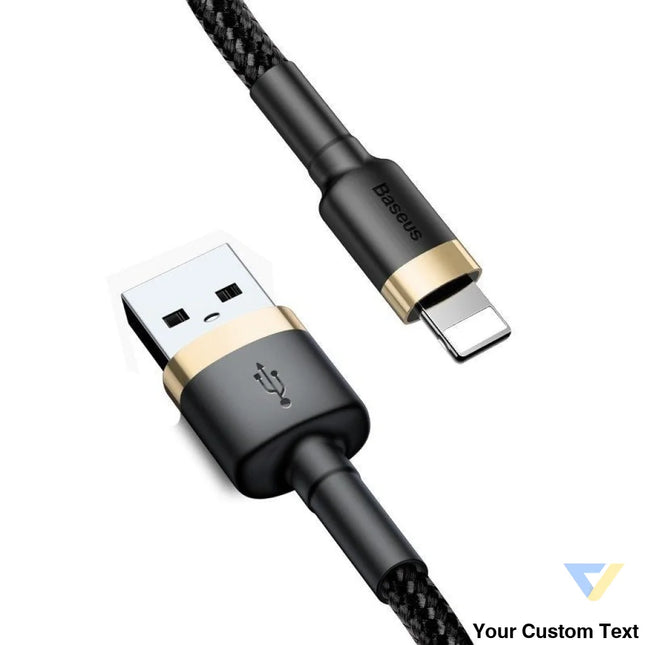 Baseus Cafule Cable USB Lightning 2.4A 1m (Gold + Black) USB to Lightning