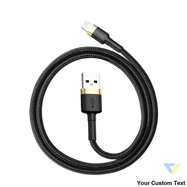 Baseus Cafule Cable USB Lightning 2.4A 1m (Gold + Black) USB to Lightning