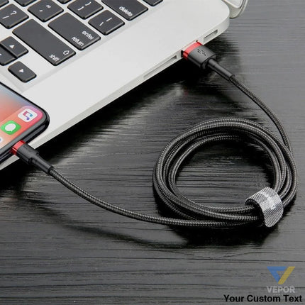 Baseus Cafule Cable USB Lightning 2A 3m (Black + Red) USB to Lightning