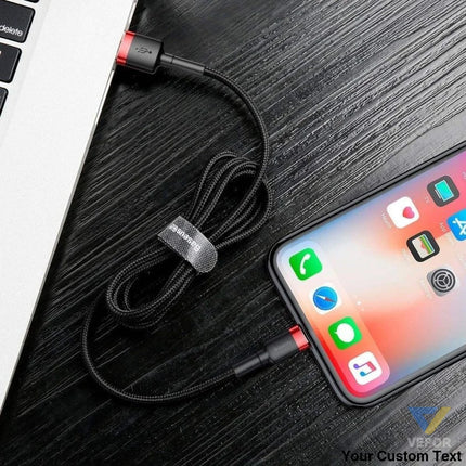 Baseus Cafule Cable USB Lightning 2A 3m (Black + Red) USB to Lightning